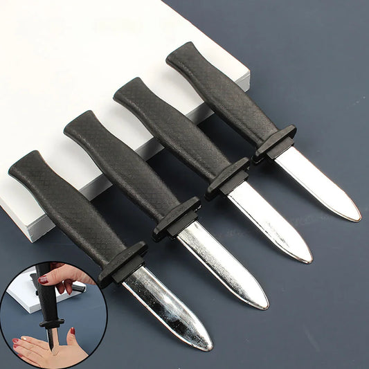 Fake Knife Toy Retractable Disappearing Prop for Halloween Pranks