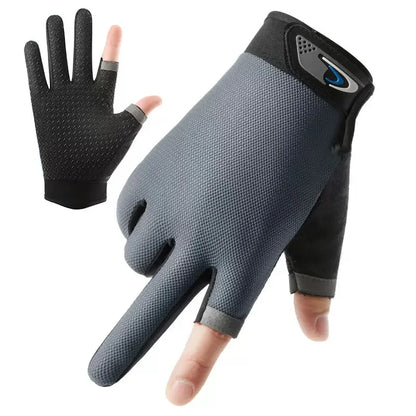 Fishing Gloves Fingerless Touchscreen Cycling Sun Protection
