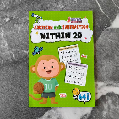 Math Workbook for Kids Addition & Subtraction Practice