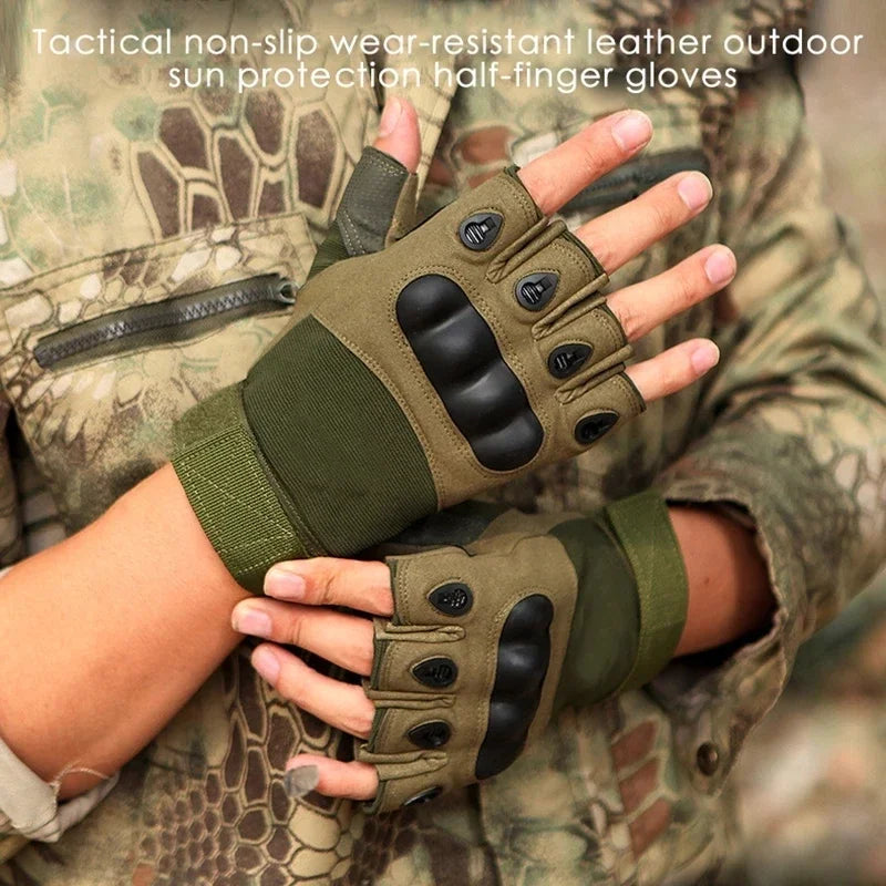 Half Finger Tactical Gloves Military Cycling Outdoor Sports Gloves