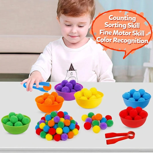 Color Sorting Toys for Toddlers  Counting & Fine Motor Game