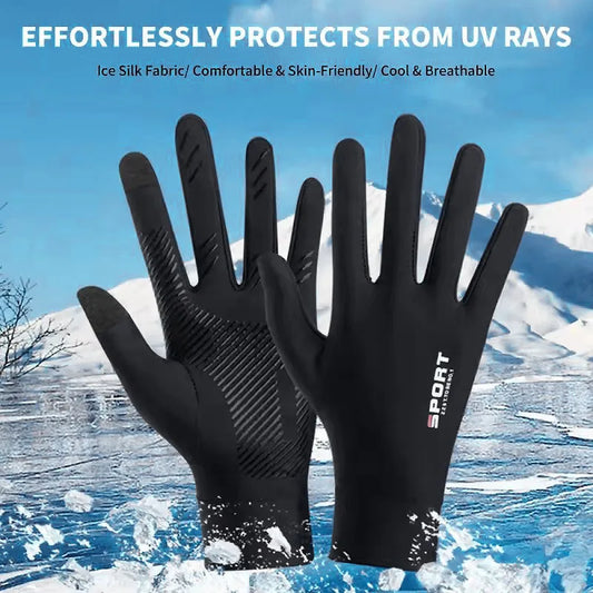 Touchscreen Cycling Gloves UV Protection Anti-Slip Outdoor Sports
