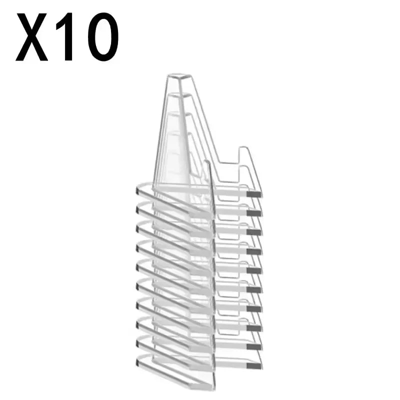 Trading Card Display Stand, Clear Mini Triangle Holder