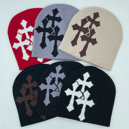 Unisex Beanie Knitted Warm Winter Hat Street Style