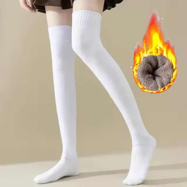 Women’s Knee High Socks Thick Warm Cotton Blend Winter Socks