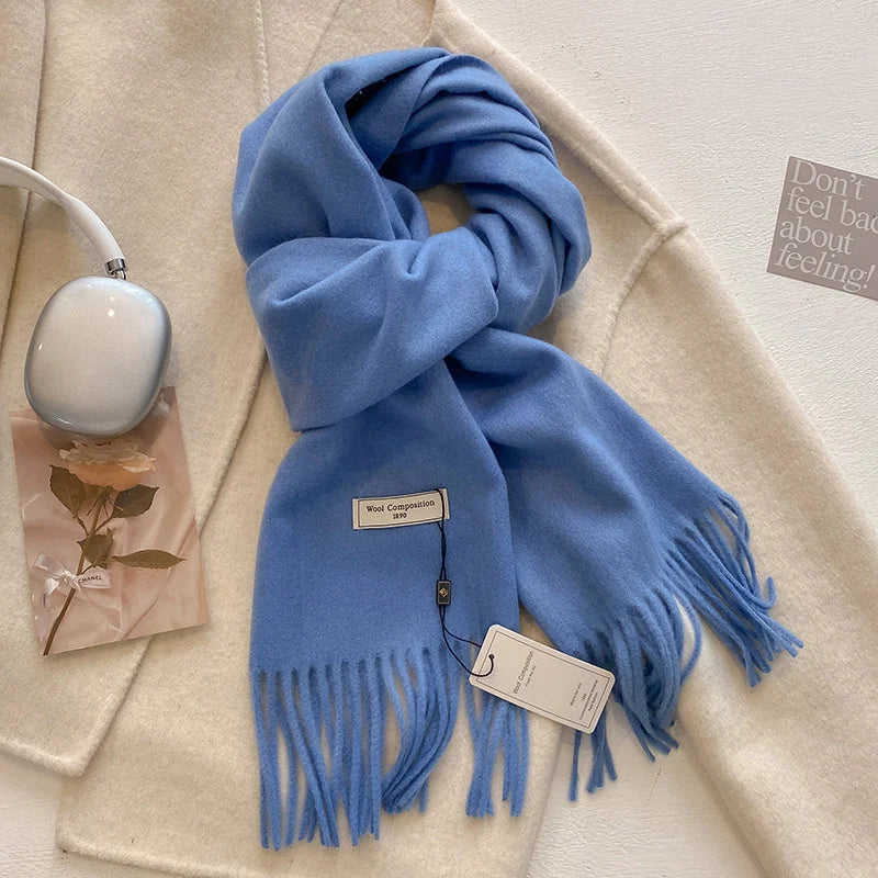 Women’s Winter Scarf – Warm Wool Blend Wrap for Cold Weather