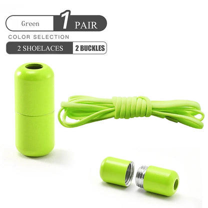 No Tie Shoelaces Elastic Quick Lock Laces for Kids & Adults