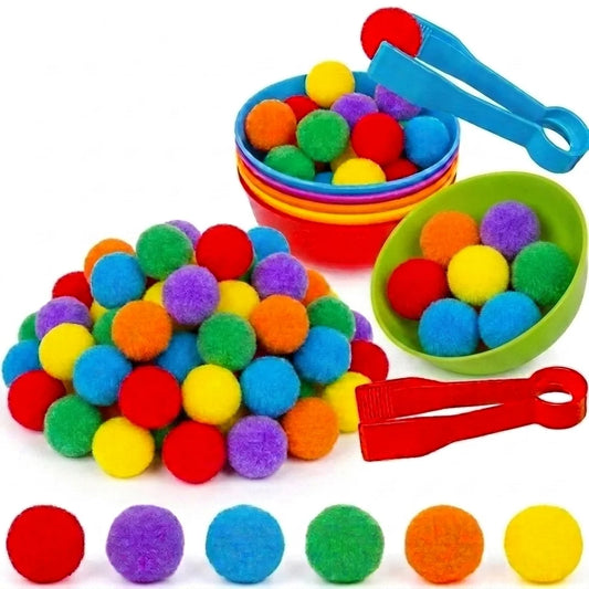 Color Sorting Toys for Toddlers  Counting & Fine Motor Game