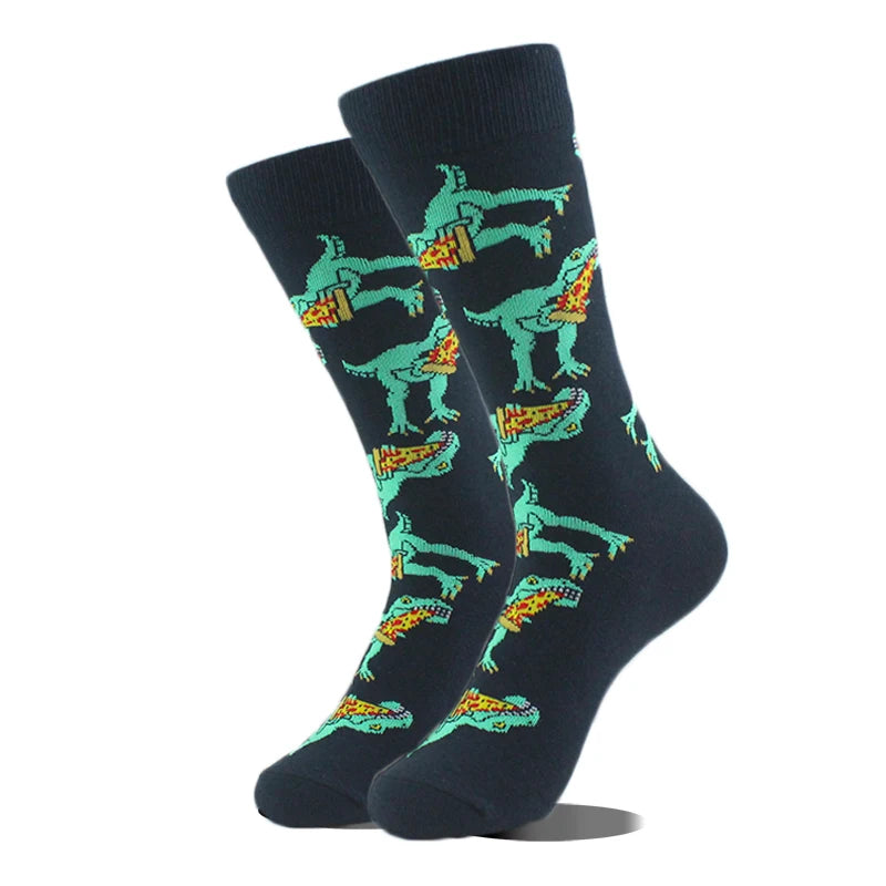 Funny Men's Socks Cotton Novelty Crew Socks Unisex