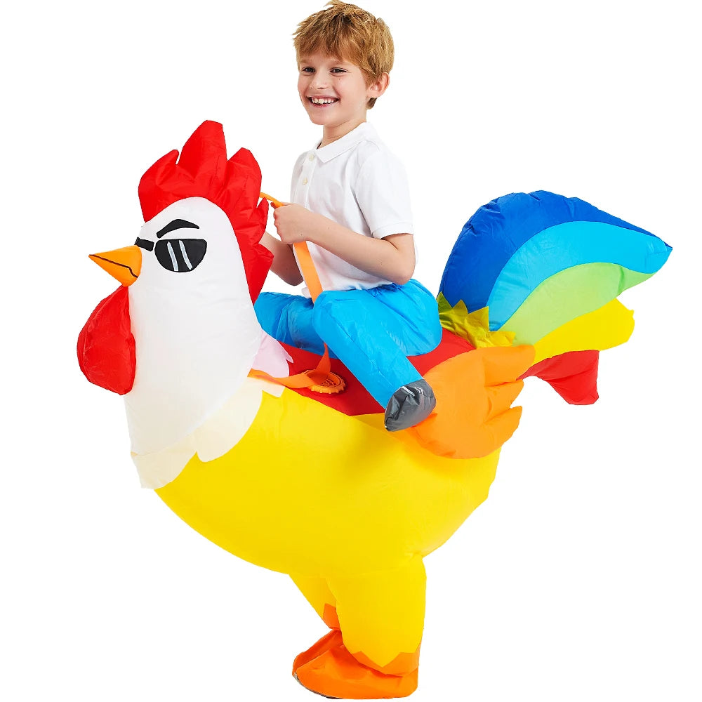 Kids Inflatable Dinosaur Costume – Halloween Party Dress-Up