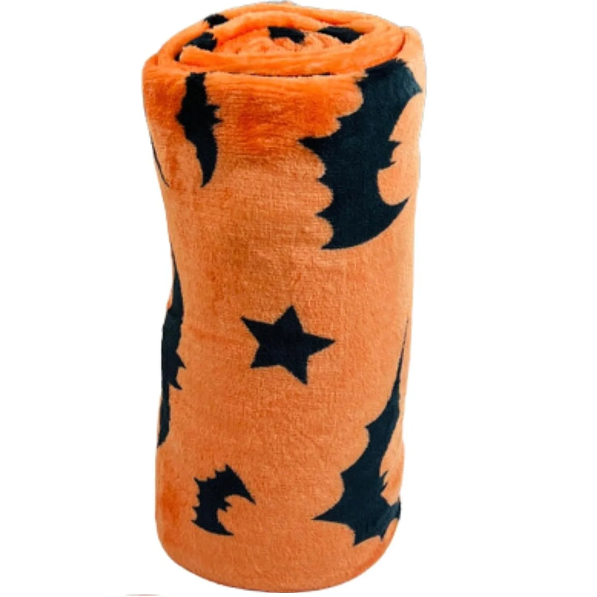 Halloween Bat Blanket, Black Printed Flannel Sofa and Travel Blanket