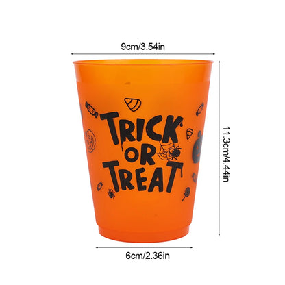 Halloween Drinking Cups, Skull Plastic Party Cups for Halloween