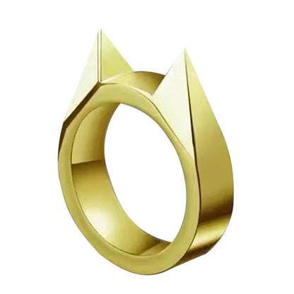 Cat Ear Ring Metal Statement Jewelry Accessory