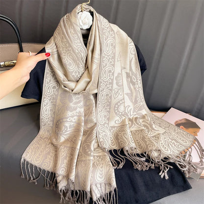 Women's Winter Scarf, Soft Pashmina Shawl Wrap