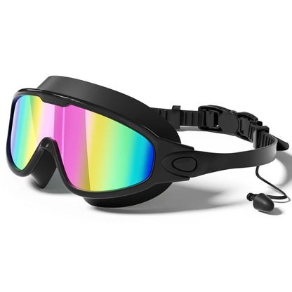 Adult Swimming Goggles with Anti-Fog Wide View and UV Protection