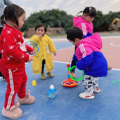 Ring Toss Game and Stacking Toy for Kids