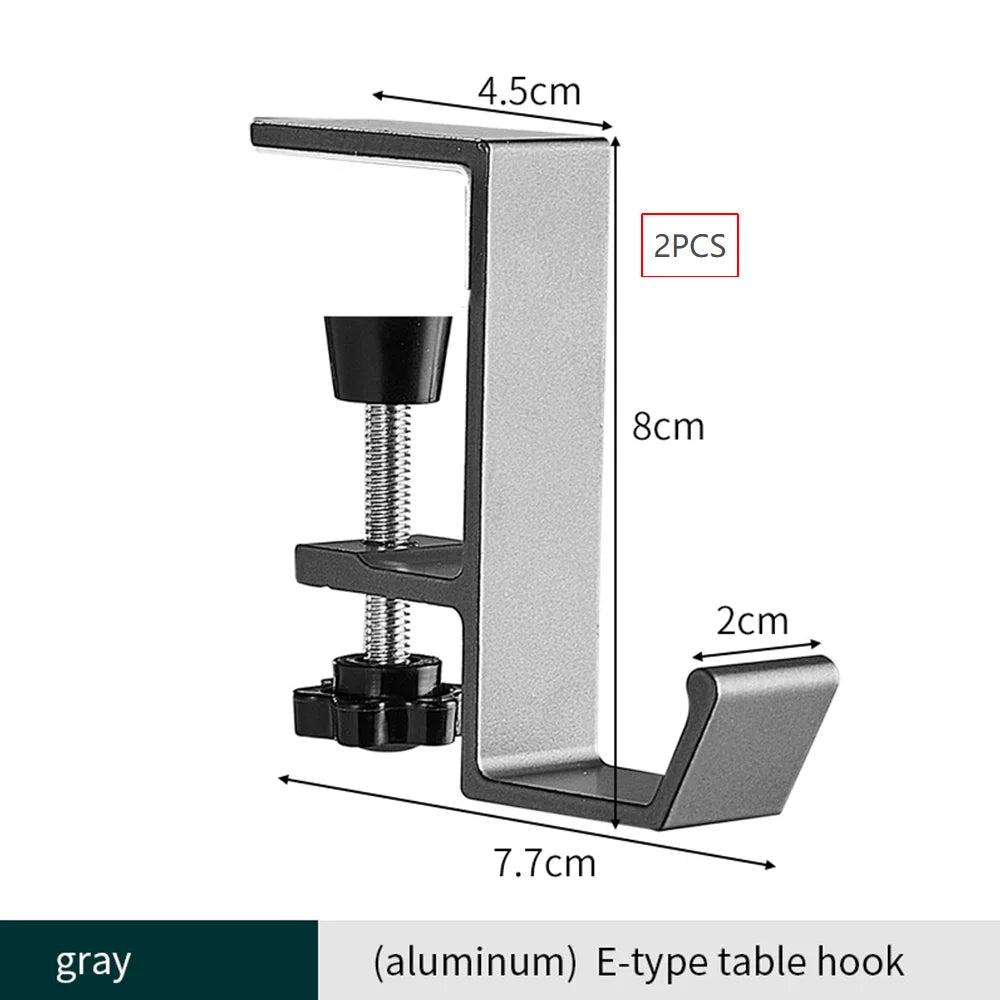 Desk Bag Hook – Punch-Free Hanging Holder for Bags & Accessories