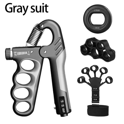 Grip Strength Trainer Adjustable Hand Grip Strengthener 5–100kg