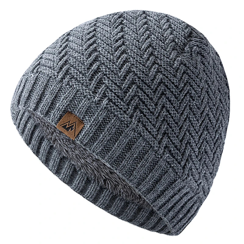 Winter Beanie, Warm Knitted Hat for Men and Women