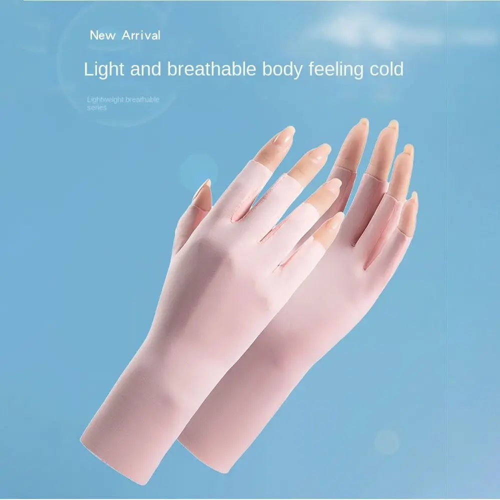 UV Nail Gloves Fingerless UV Protection for Gel Nail Art