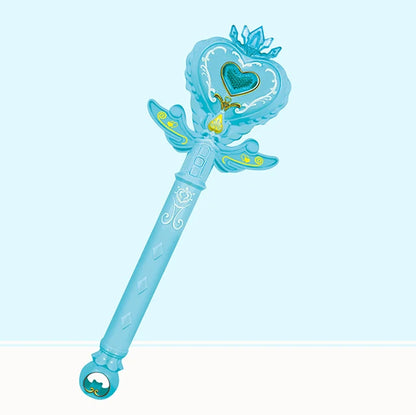 Light Up Wand Toy for Kids, Glowing Princess Snowflake Wand