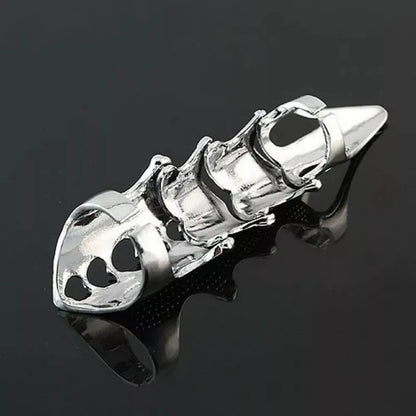 Gothic Knuckle Ring, Punk Claw Full Finger Metal Jewelry
