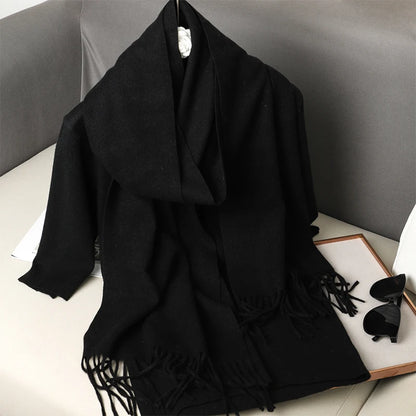 Women's Winter Scarf – Long Warm Solid Shawl Wrap