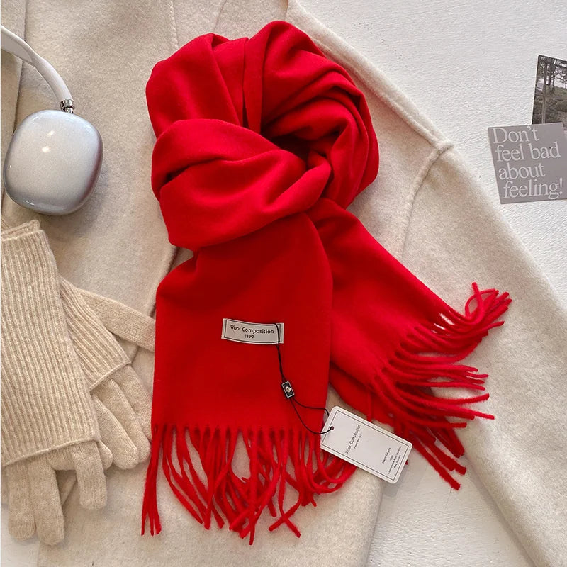 Women’s Winter Scarf – Warm Wool Blend Wrap for Cold Weather