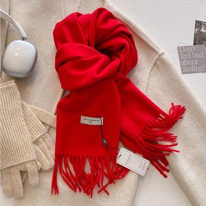 Women’s Winter Scarf – Warm Wool Blend Wrap for Cold Weather