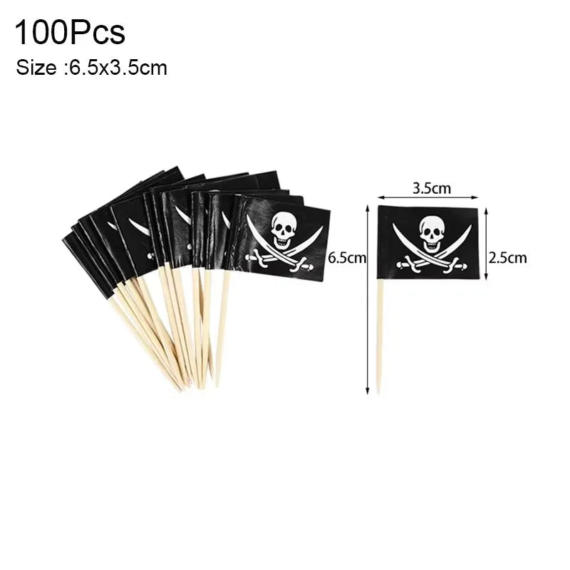 Pirate Party Decorations Captain Hat Costume Props for Kids