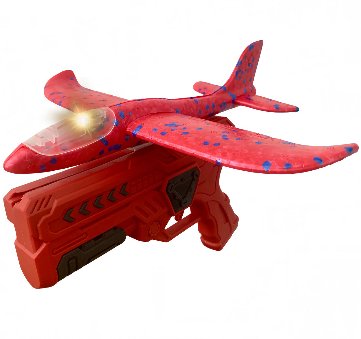 Foam Glider Plane Toy Glowing Catapult Outdoor Flying Aircraft
