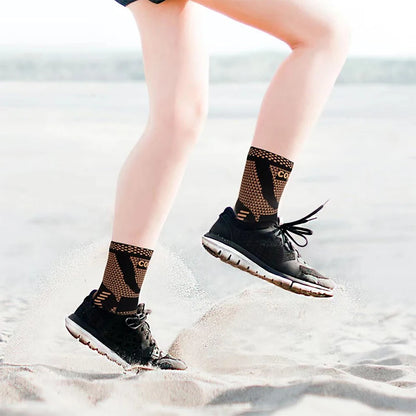 Ankle Compression Sleeve Copper Infused Support Brace