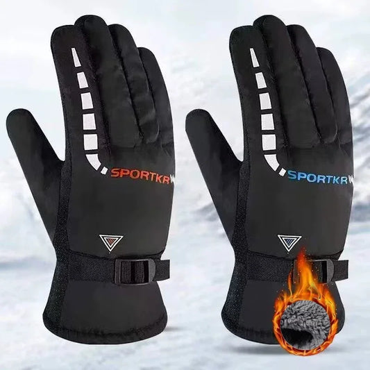 Winter Cycling Gloves Warm Anti-Slip Outdoor Riding Gloves