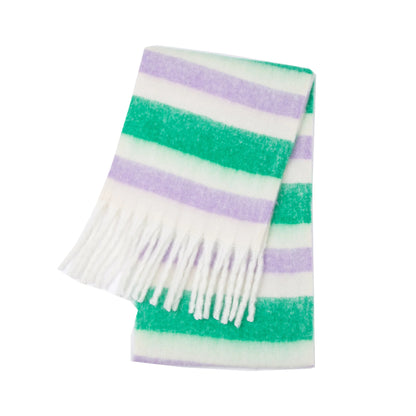 Pashmina Scarf for Women, Warm Plaid Winter Shawl Wrap