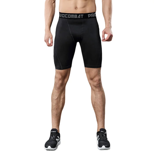 Men's Workout Shorts Compression Fitness Gym Running Training