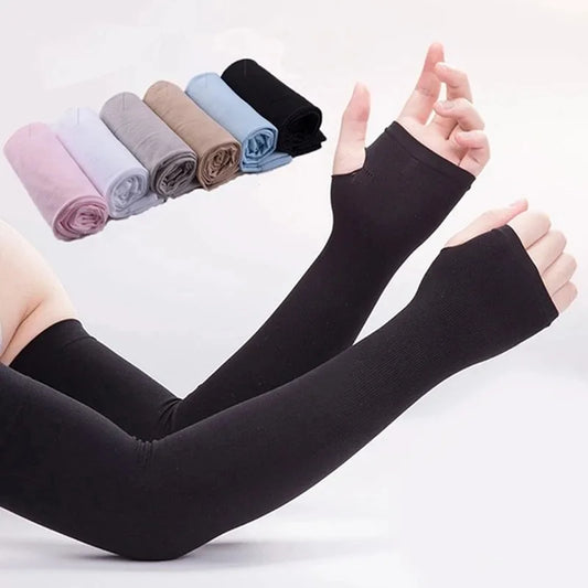 UV Protection Arm Sleeves – Long Cooling Sun Sleeves for Cycling