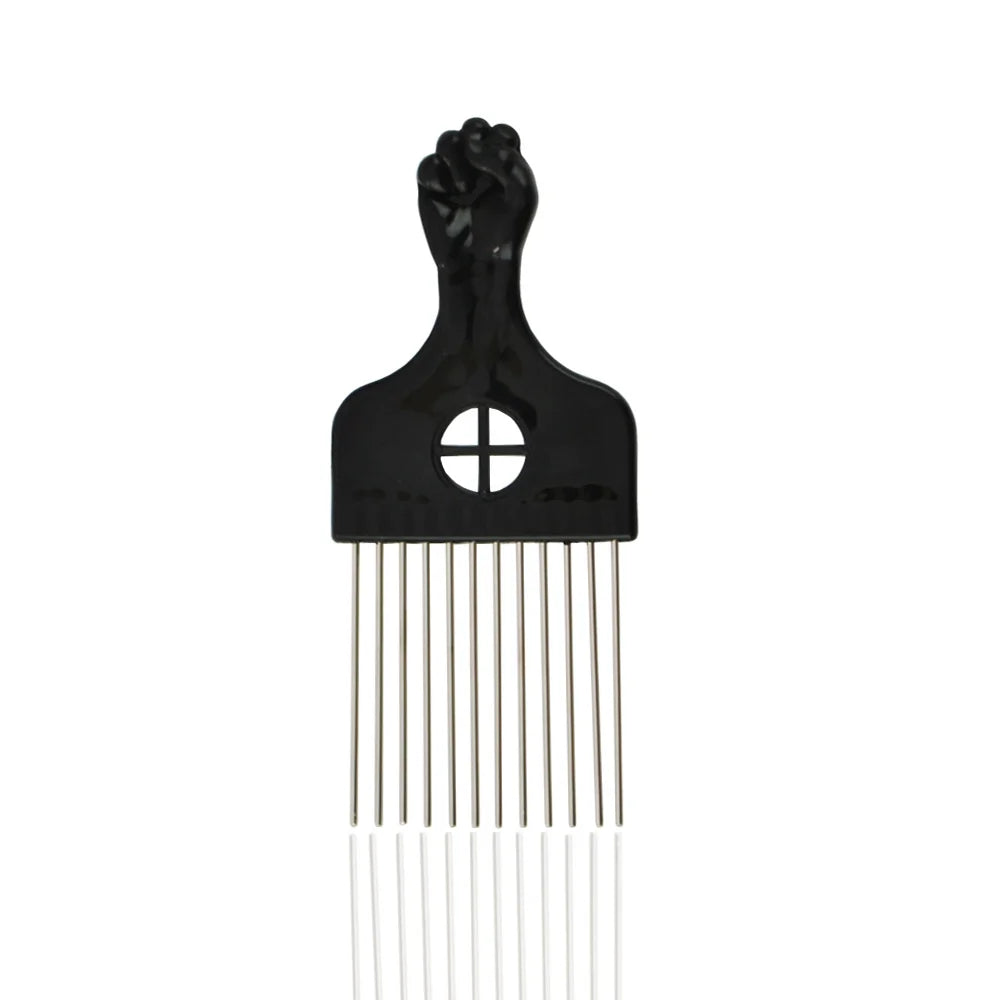 Metal Hair Pick Comb for Hair Styling and Detangling