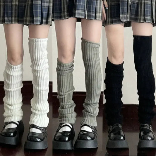 Women's Leg Warmers – Knitted Winter Socks 42/52/72cm