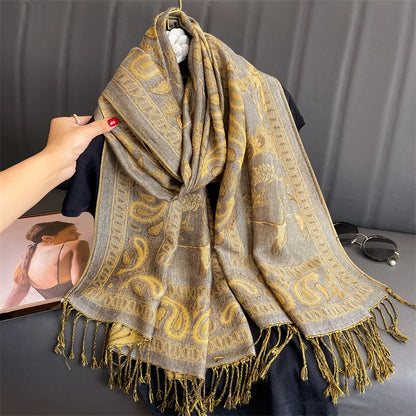 Women's Winter Scarf, Soft Pashmina Shawl Wrap