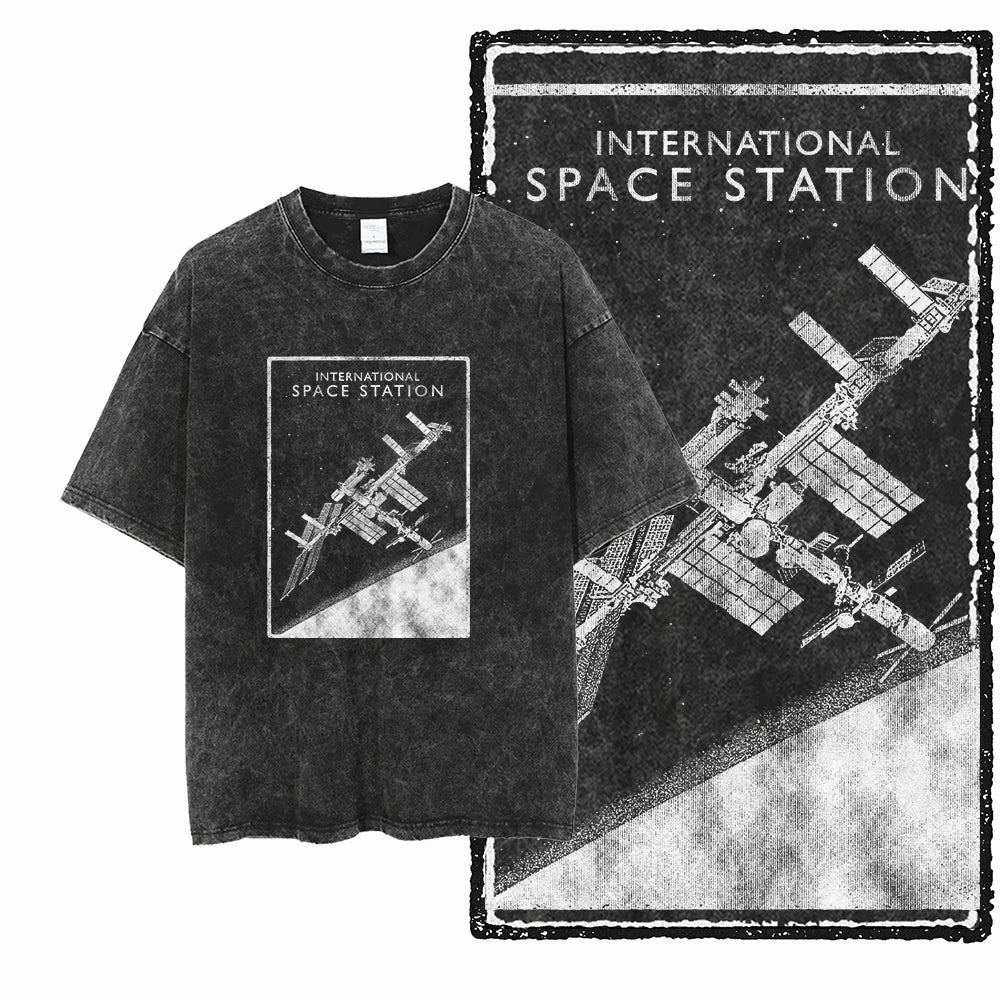 Space T Shirt for Men  Astronaut Graphic Cotton Tee