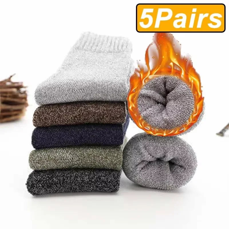 Men's Crew Socks Breathable Cotton Sports Socks 5/10 Pairs
