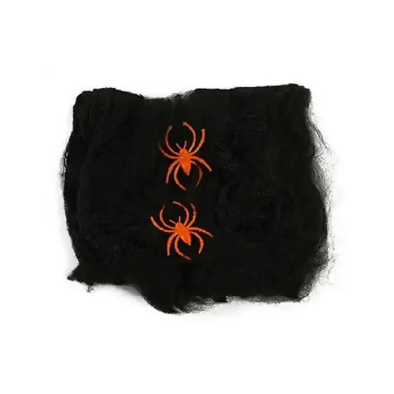 Halloween Spider Decoration, Giant Plush Spider Web Prop