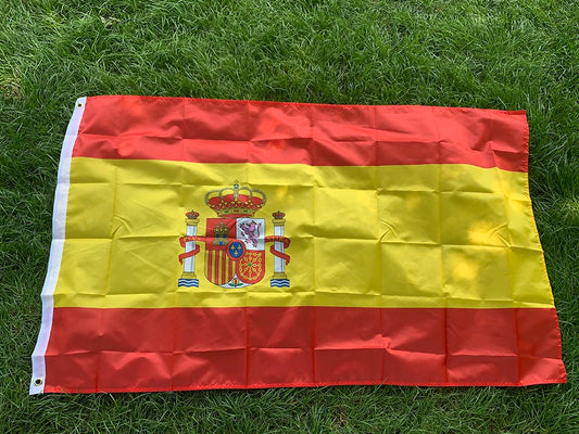 Spanish Flag 3x5 Feet Polyester Indoor Outdoor Celebration Banner