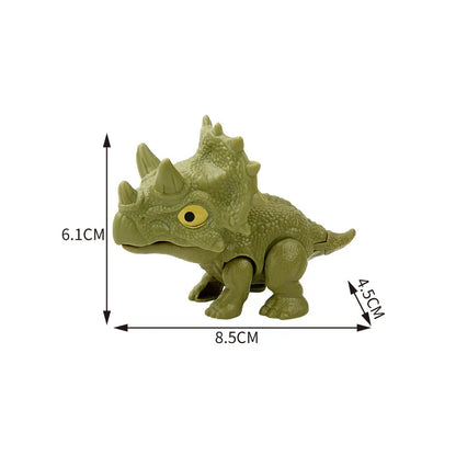 Dinosaur Finger Toy for Kids, Interactive Triceratops & T-Rex Model