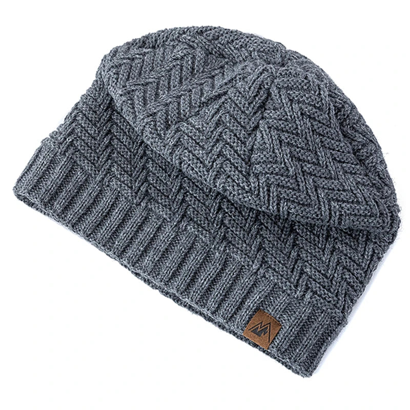 Winter Beanie, Warm Knitted Hat for Men and Women