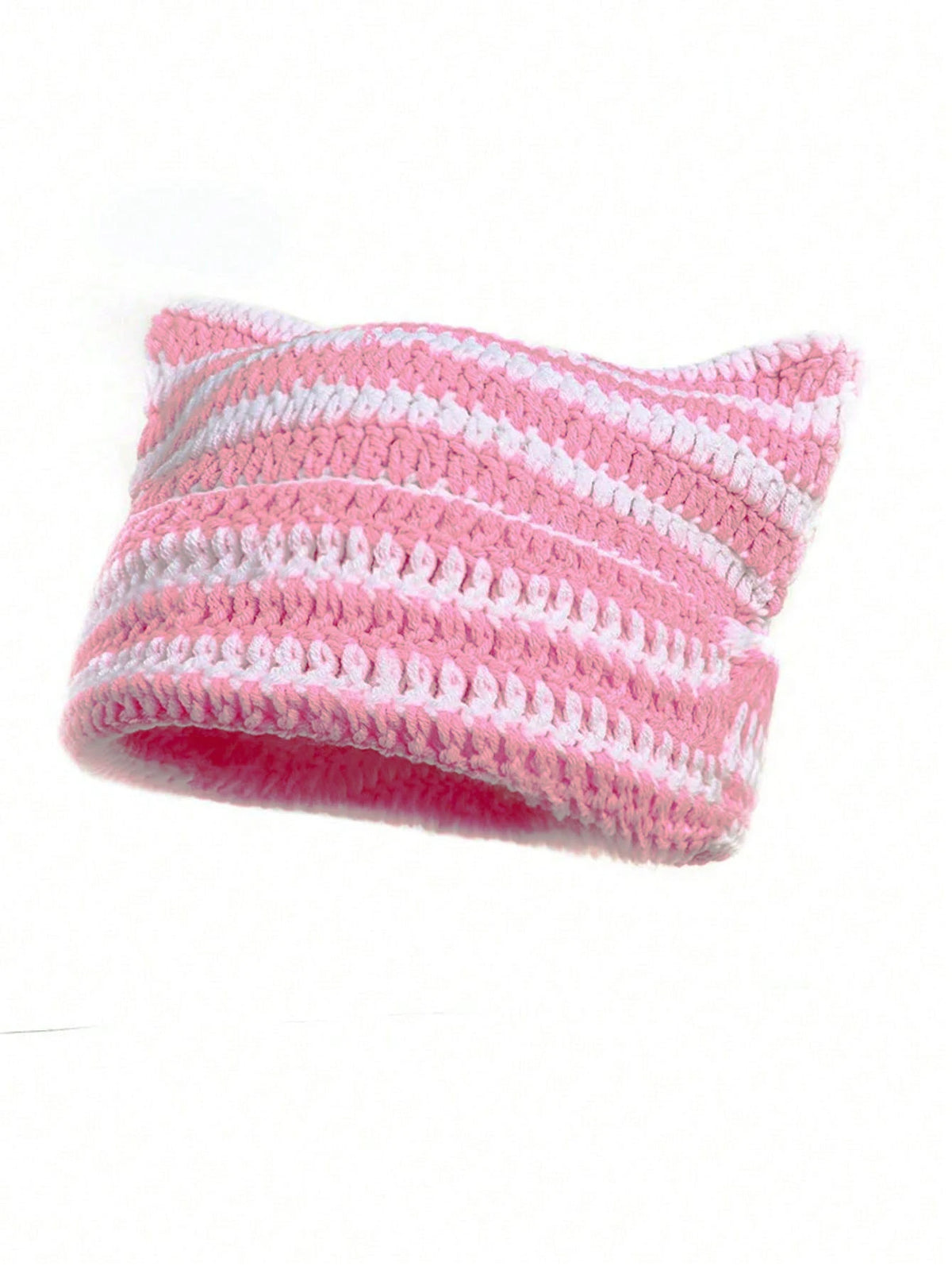 Women's Cat Ear Beanie Warm Knit Winter Hat 56-60cm