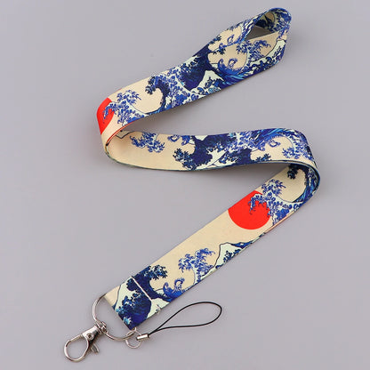 Credential Holder Lanyard with ID Card Sleeve & Metal Clip
