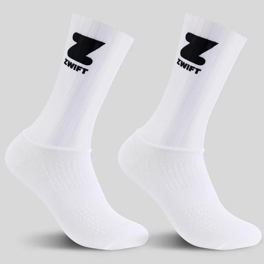 Cycling Socks Knee-High Compression Anti-Slip Bike Socks