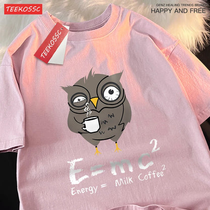 Matching Couple T-Shirts Cotton Oversized Casual Tees