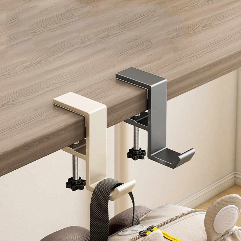 Desk Bag Hook – Punch-Free Hanging Holder for Bags & Accessories